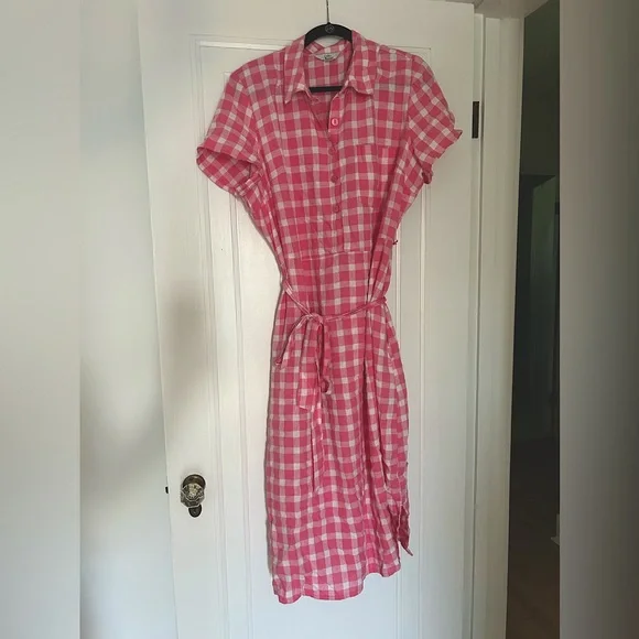 Dresses | Barbie Pink Gingham Dress | Poshmark